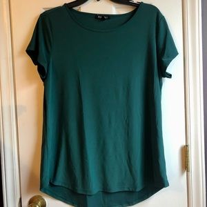 Dark green work blouse